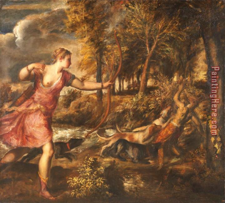 Titian The Death of Actaeon 2
